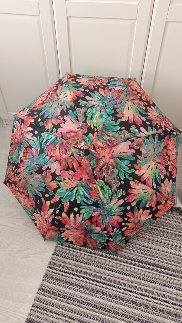 Kadın Bohem Katlamalı Çok Renkli Şemsiye - Görsel 2