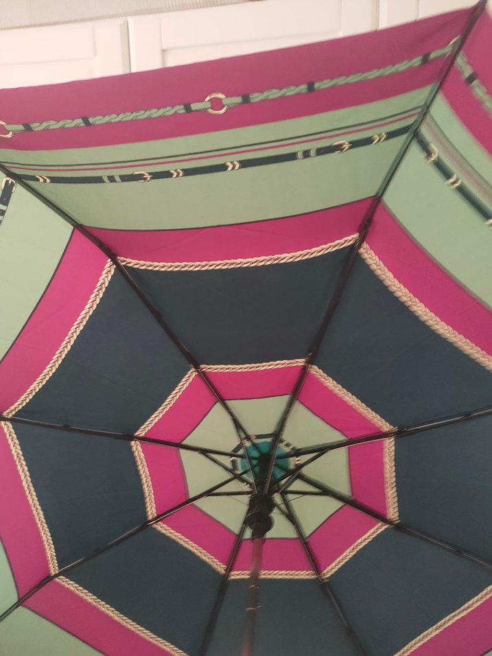 Çok Renkli Katlamalı Kadın Şemsiye - Görsel 3