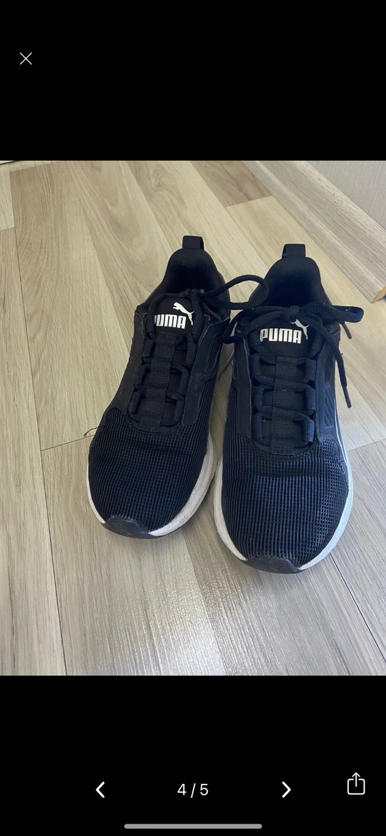 Siyah Kadın Spor Ayakkabı - Görsel 4