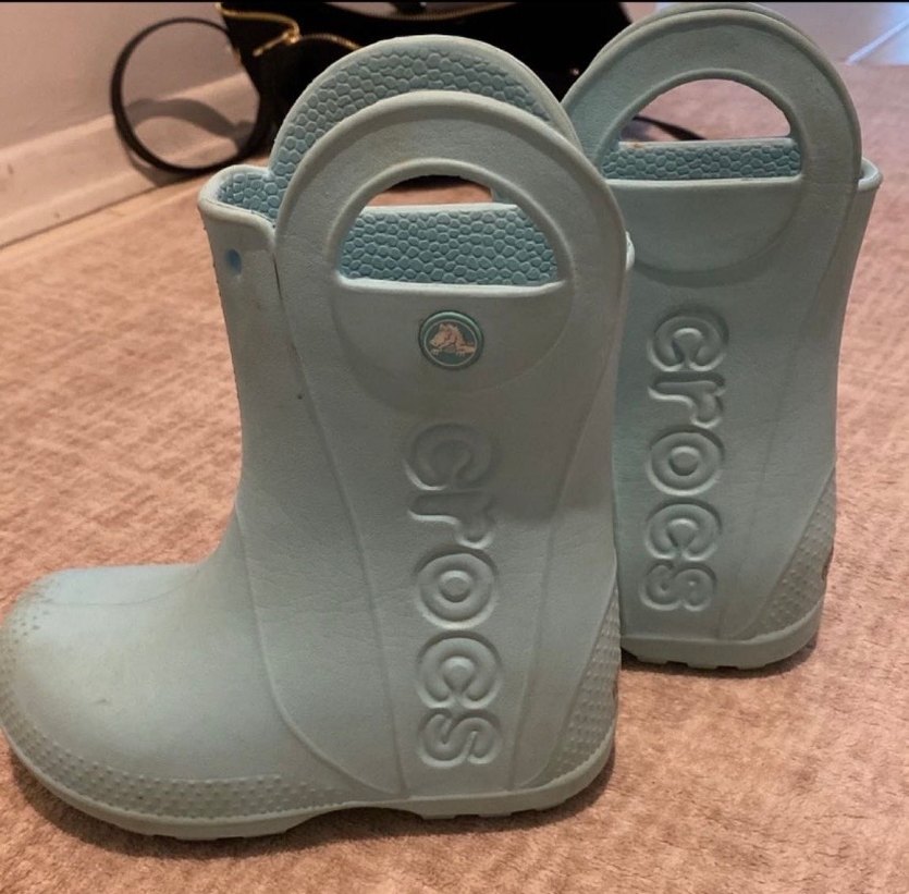 Mavi Kız Çocuk Kauçuk Bot - Görsel 4