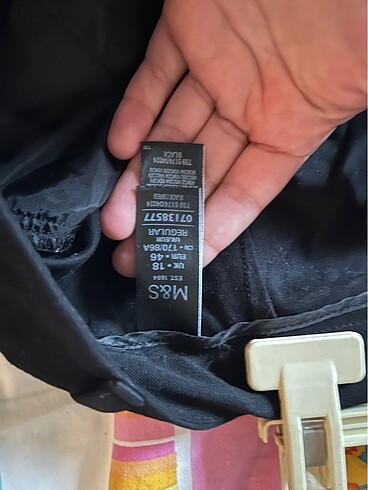 46 Beden siyah Renk Marks&spencer pantolon