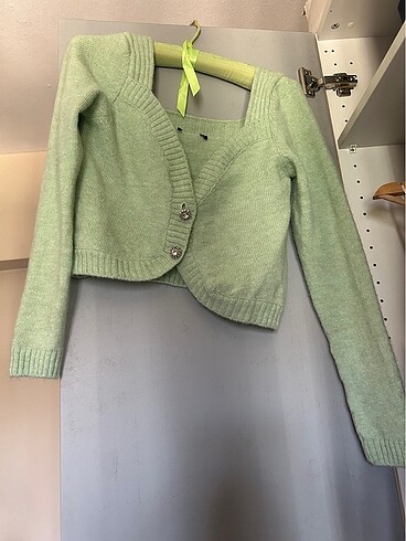 Crop hırka