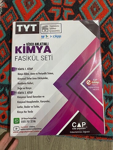 Çap yayınları tyt kimya