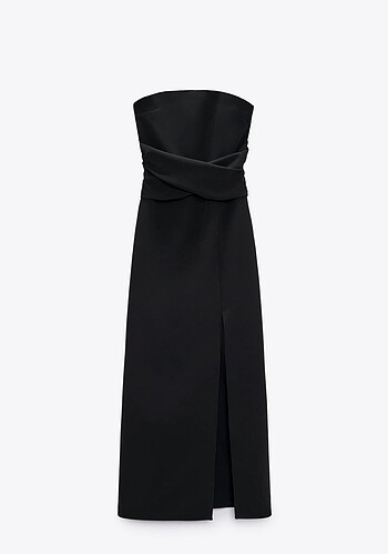 zara Straplez elbise