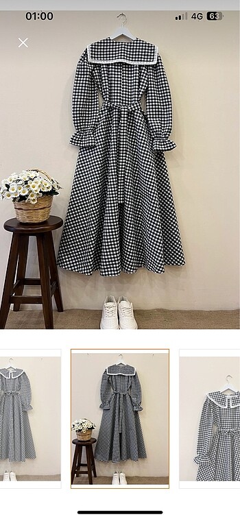 Zara Küçüğüm Butik Pötikare Elbise