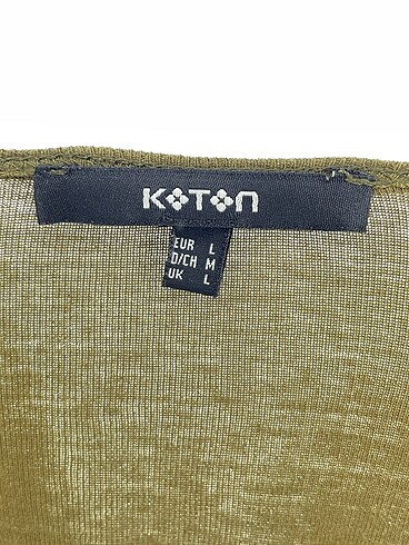 l Beden haki Renk Koton Bluz %70 İndirimli.