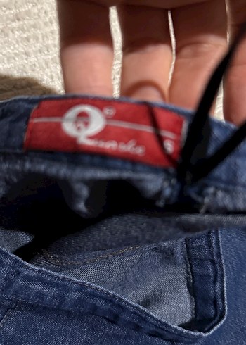 Lacivert Midi Denim Etek - Görsel 3