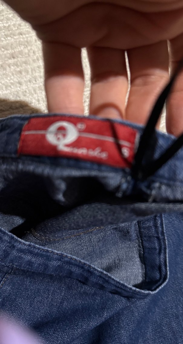 Lacivert Midi Denim Etek - Görsel 3