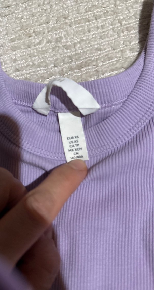 Kadın Mor Yüksek Yakalı Atlet - Görsel 2