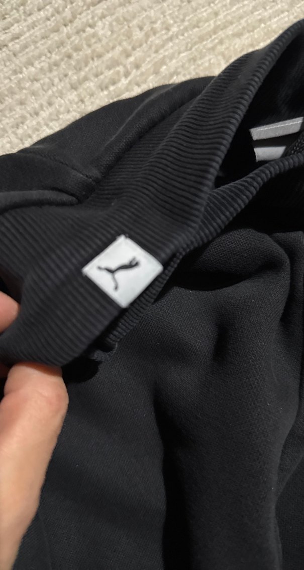 Siyah Kadın Rahat Kesim Midi Eşofman Altı - Görsel 4