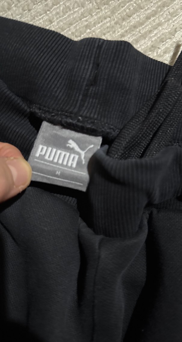 Siyah Kadın Rahat Kesim Midi Eşofman Altı - Görsel 3