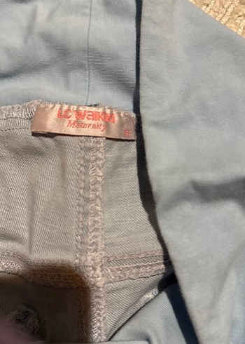 Gri Normal Kesim Hamile Kot Pantolon - Görsel 2