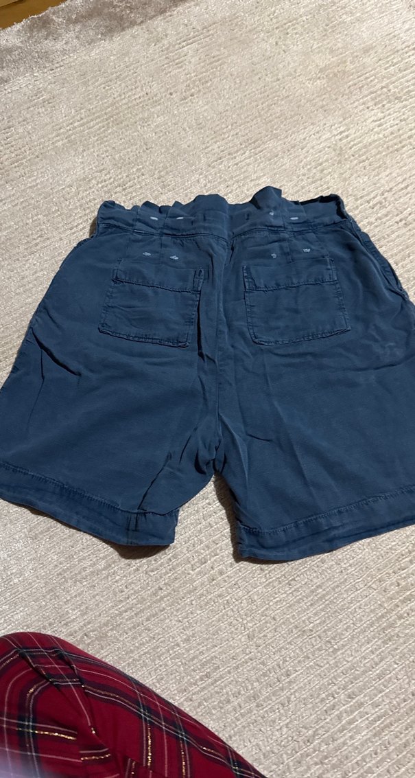 Kadın Kemerli Yüksek Bel Mini Şort - Görsel 3