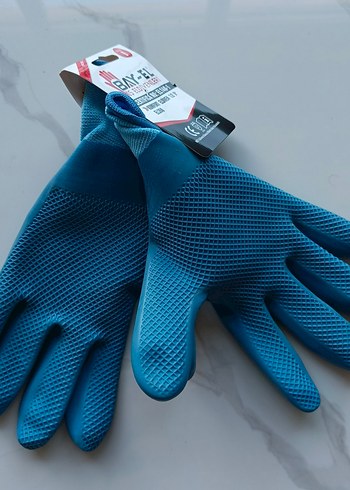 Bay-El Mavi Baskılı Fırın Eldiveni - Görsel 5