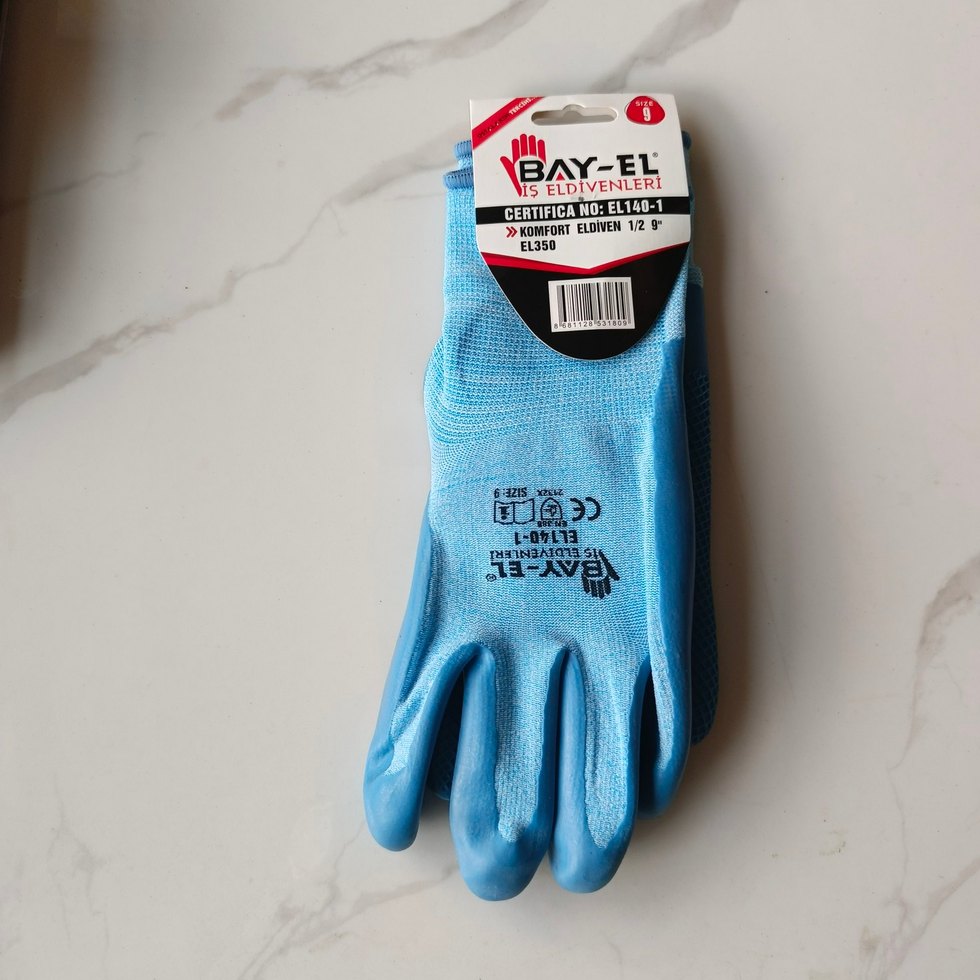 Bay-El Mavi Baskılı Fırın Eldiveni - Görsel 2