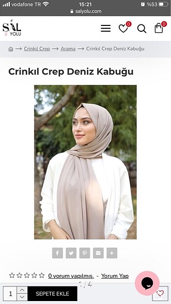 Crinkıl şal
