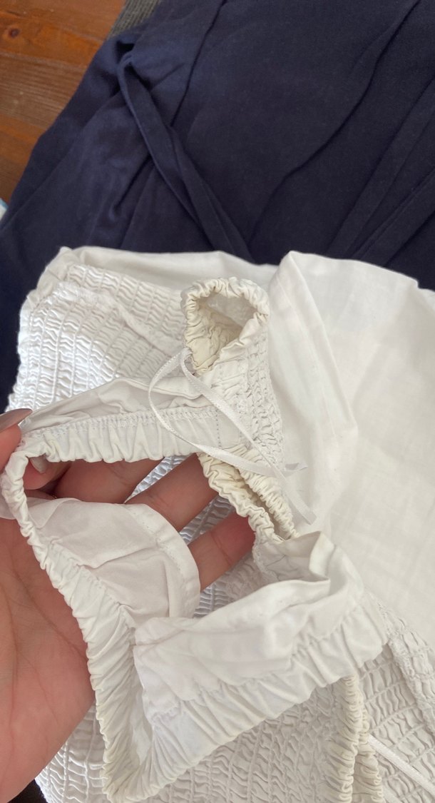 Beyaz Midi astarlı Bohem Elbise - Görsel 3