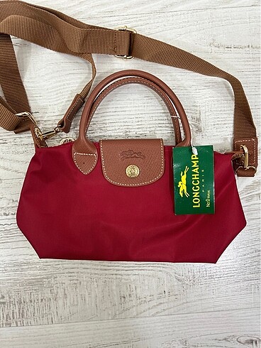 Longchamp Kırmızı Taba Askılı 0 numara