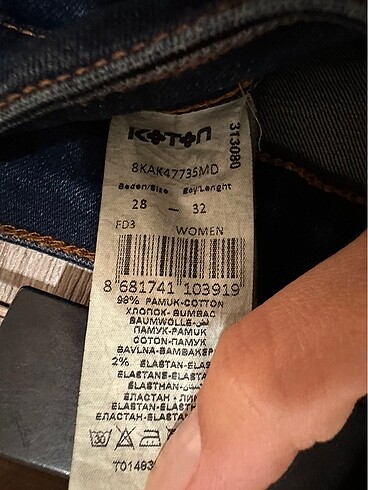 28 Beden Koton Jeans