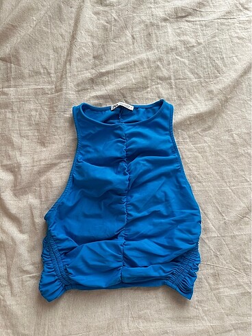 zara mavi crop