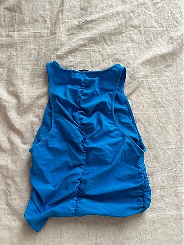 Zara zara mavi crop