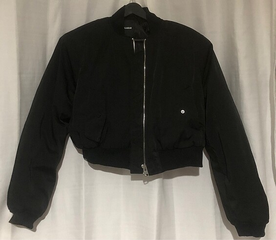 PULL&BEAR Vatkalı Bomber Siyah Ceket