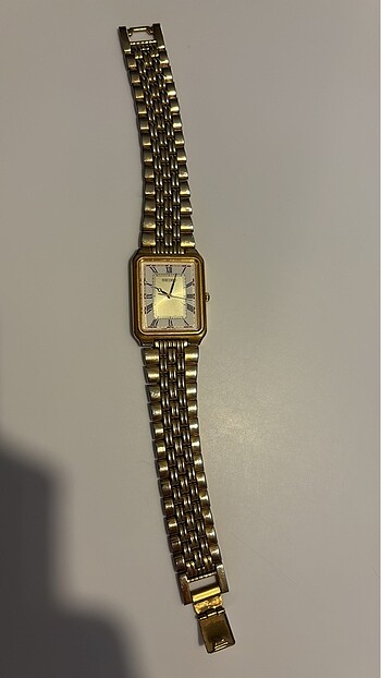 Seiko altın çelik erkek saati