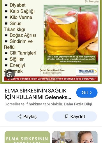 Beden doğal elma sirkesi kendi yapimimizdir