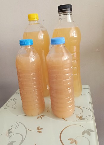 doğal elma sirkesi kendi yapimimizdir