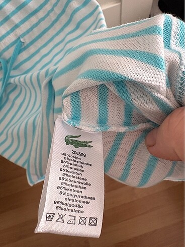 8 Yaş Beden mavi Renk Lacoste marka elbise
