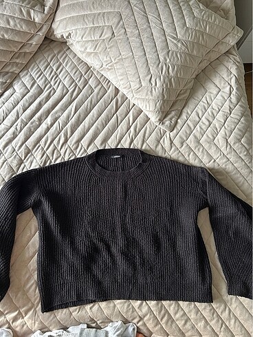 Siyah Oversize kazak