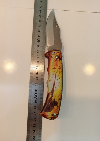 Renkli Desenli Katlanır Bıçak - Görsel 3