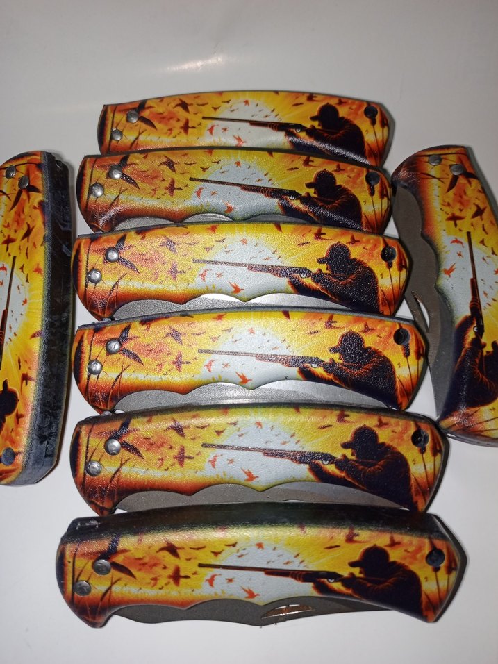 Renkli Desenli Katlanır Bıçak - Görsel 2