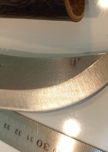 Kahverengi Deri Kılıflı Büyük Kamp Bıçağı - Görsel 7