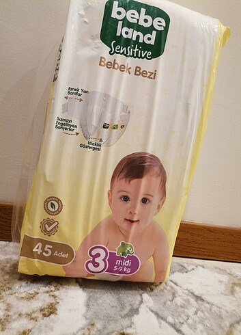 Bebeland Sensitive 3 Midi Bebek Bezi Prima Bebek Bezi 100