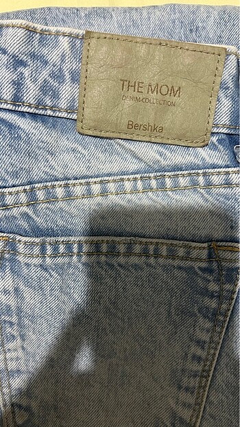 34 Beden mavi Renk Mom jean
