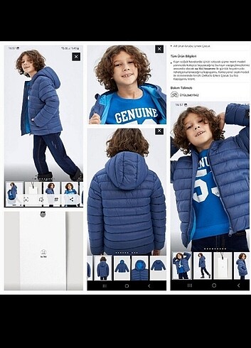 11-12 yaş termal mont 
