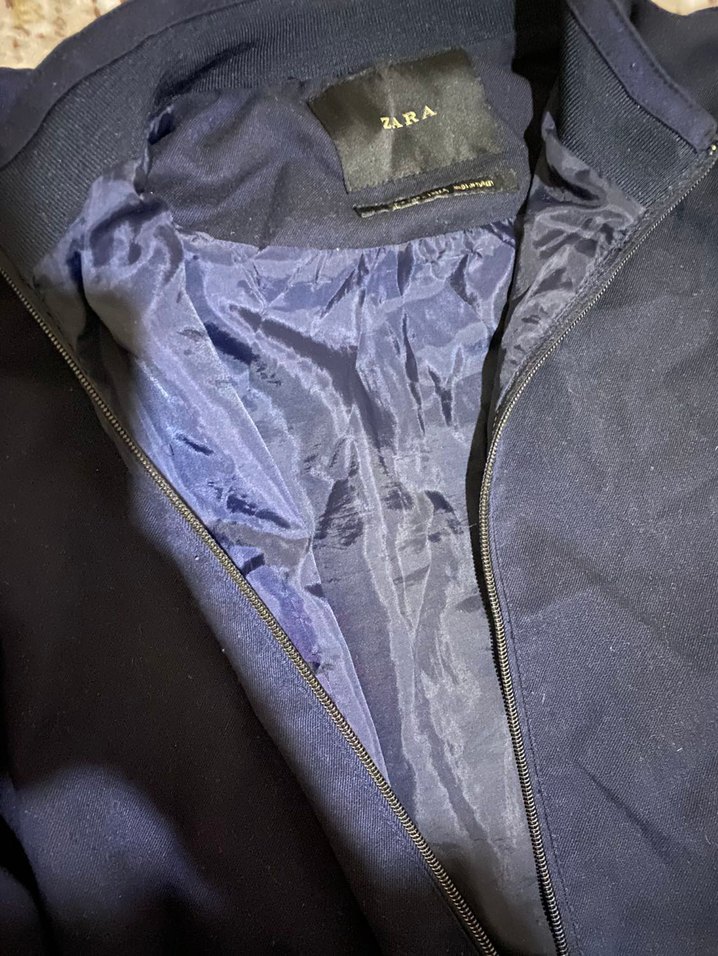 Lacivert Fermuarlı Erkek Ceket - Görsel 4