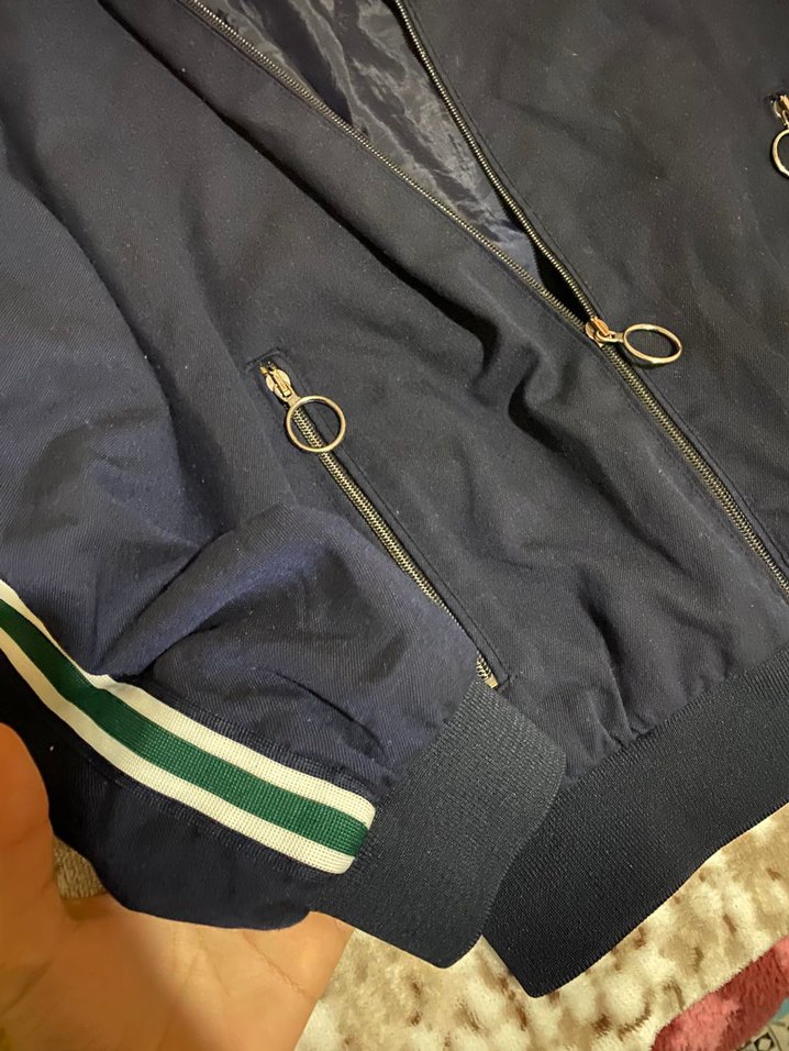 Lacivert Fermuarlı Erkek Ceket - Görsel 2