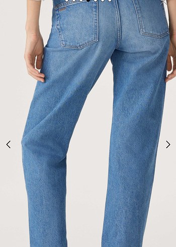 ba&sh kadın kot pantolon straight jean - Görsel 2