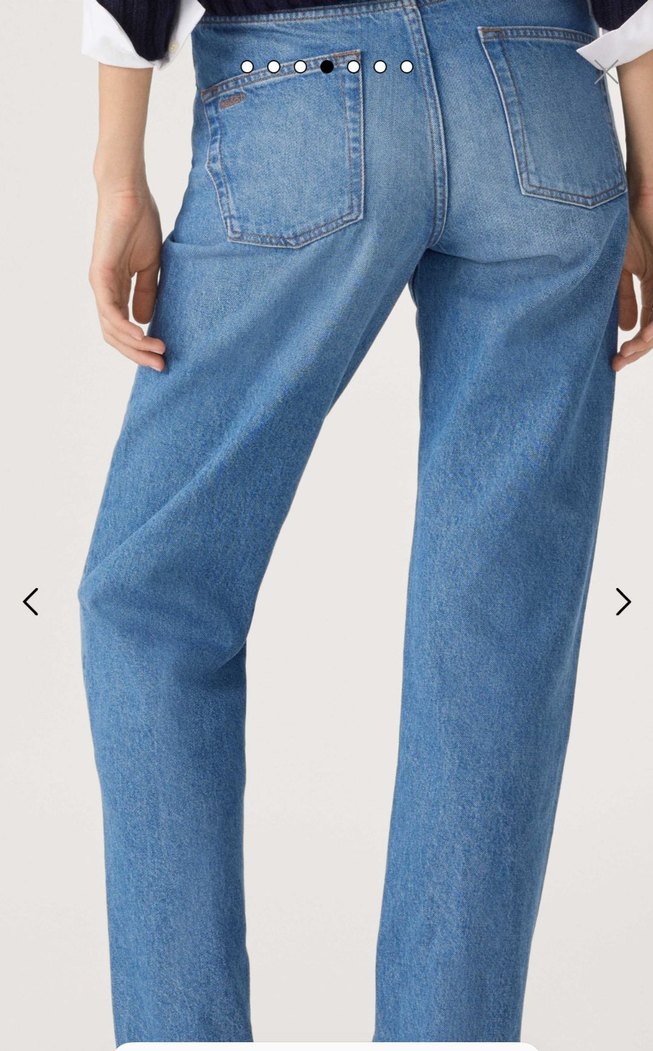 ba&sh kadın kot pantolon straight jean - Görsel 2