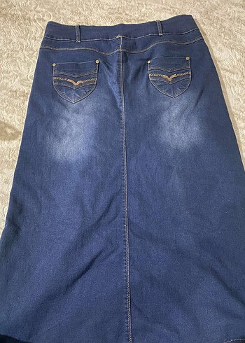 Kadın Midi Kot Etek - Görsel 2