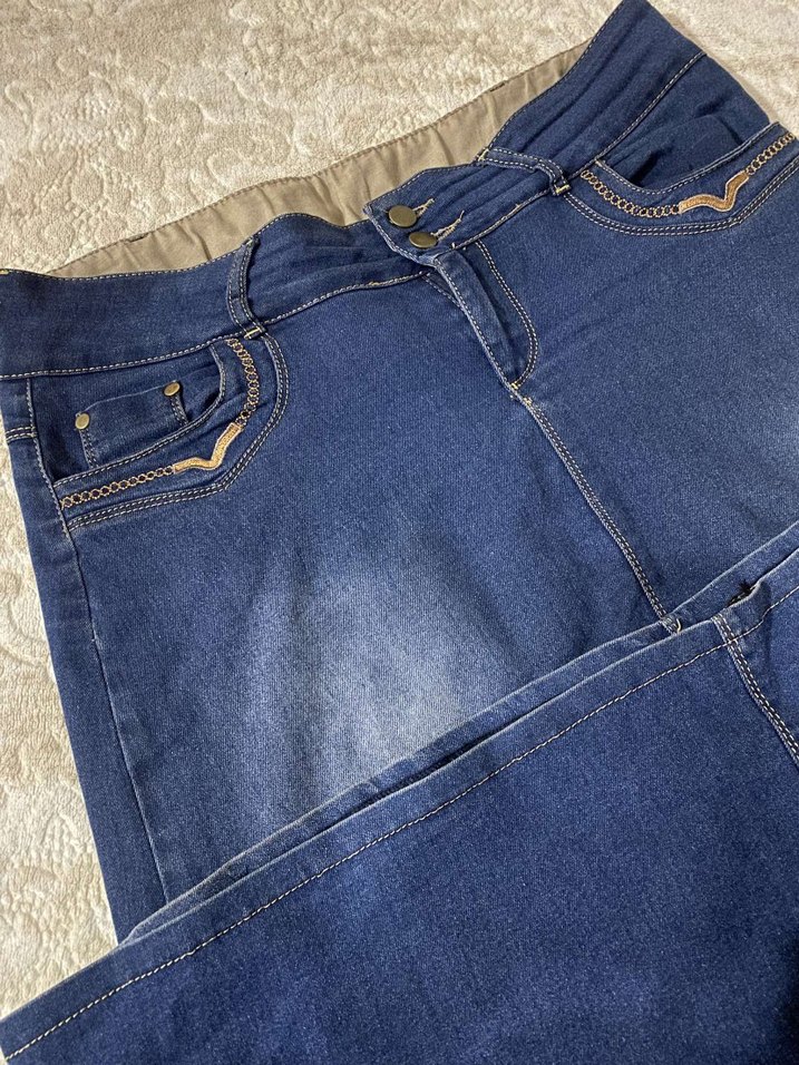 Kadın Midi Kot Etek - Görsel 3