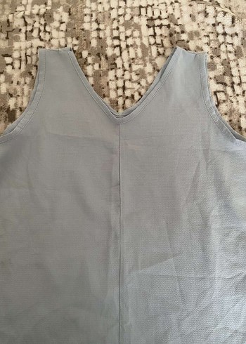 Bebek mavisi kadın bluz - Görsel 2