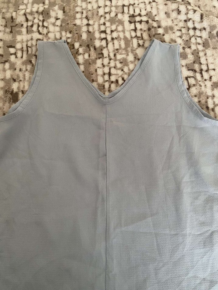 Bebek mavisi kadın bluz - Görsel 2