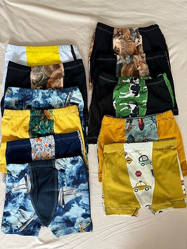 11 adet erkek çocuk boxer