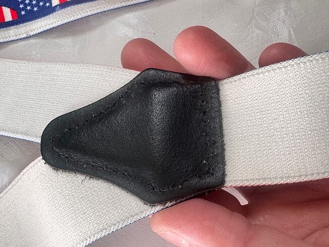 USA bayraklı kartallı pantolon askısı - Görsel 3