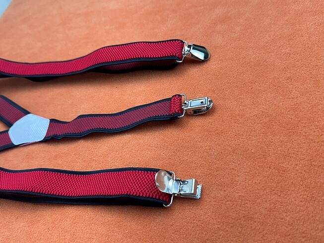 Lastikli ayarlanabilir pantolon askısı - Görsel 2