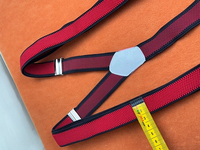 Lastikli ayarlanabilir pantolon askısı - Görsel 3