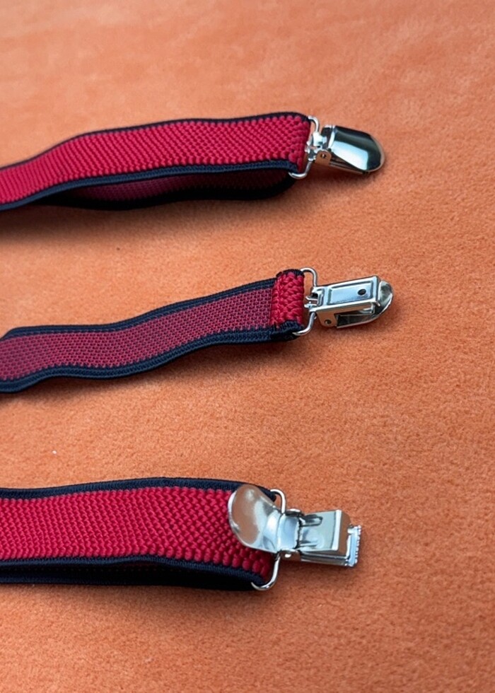 Lastikli ayarlanabilir pantolon askısı - Görsel 2